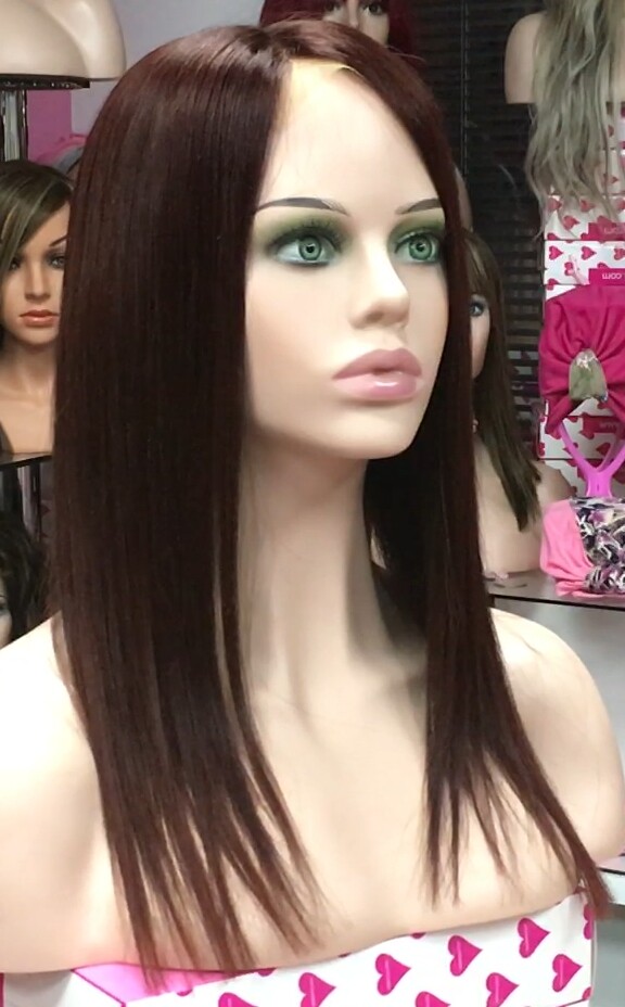 Peluca natural ALEXIS 4.5 TOP TUL LARGO 35-40 cm