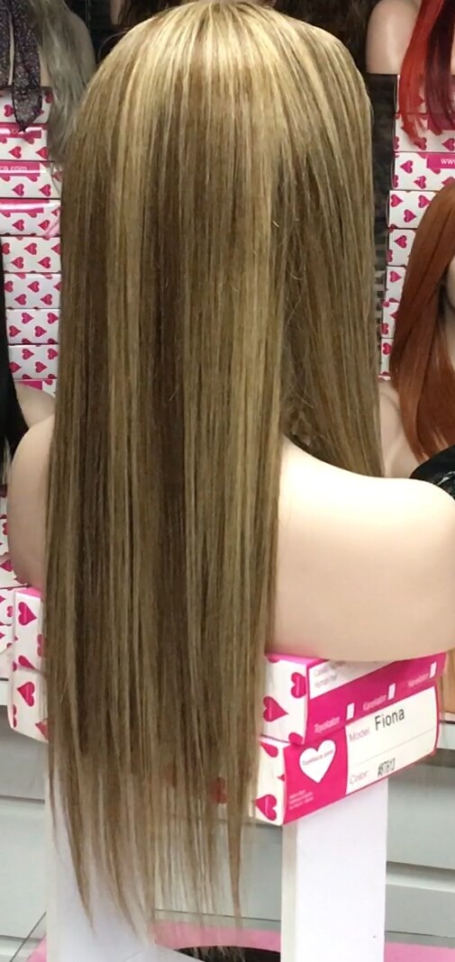Peluca Natural ANA BELEN color 4H18 TOP DE TUL 25/30cm