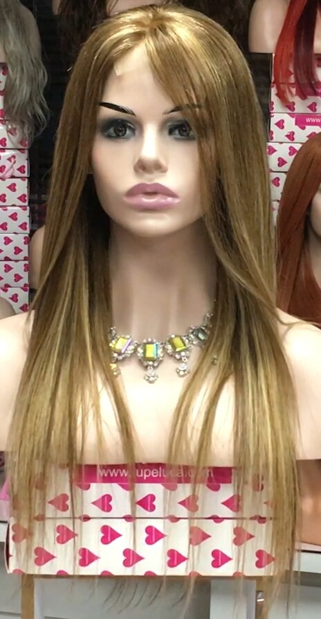 Peluca Natural ANA BELEN color 5H27 TOP DE TUL 25/30cm