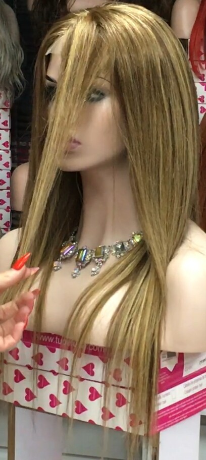 Peluca Natural ANA BELEN color 5H27 TOP DE TUL 25/30cm