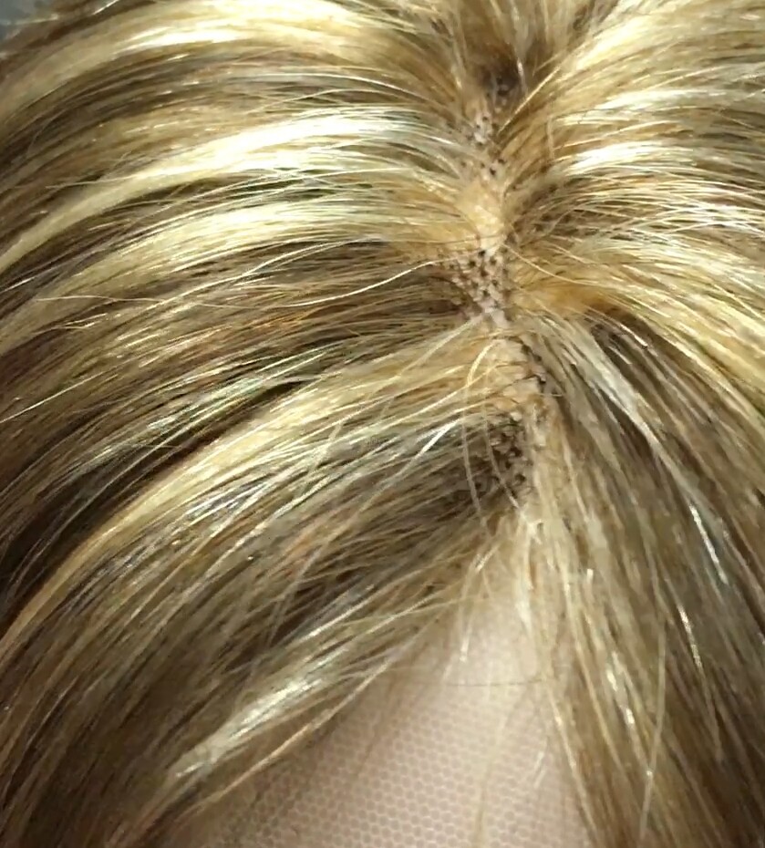 Peluca Natural ANA BELEN color 5H27 TOP DE TUL 25/30cm