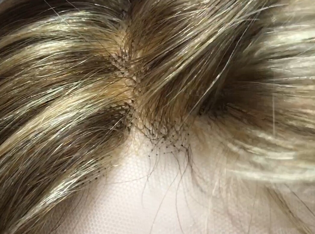 Peluca Natural ANA BELEN color 5H27 TOP DE TUL 25/30cm