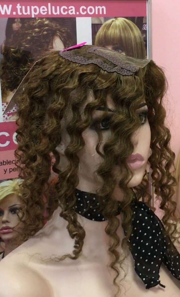 Mini ADELA RAYA  18" TUL - RIZADO LARGO 50CM  color 8B