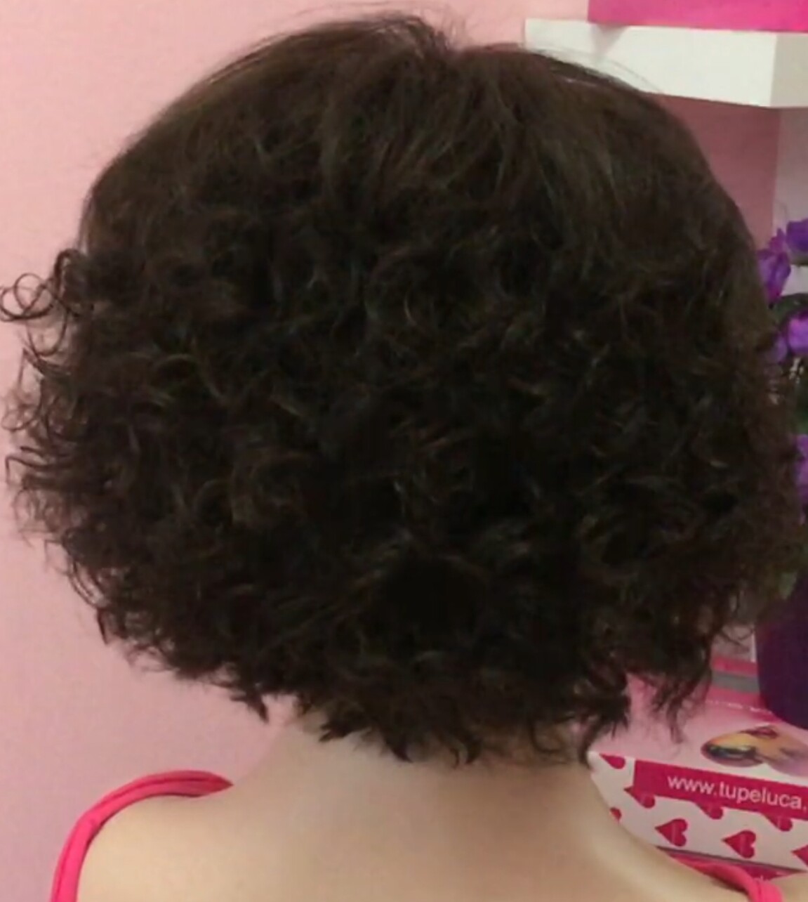 Peluca natural MAR RIZADA RAYA TUL color 1