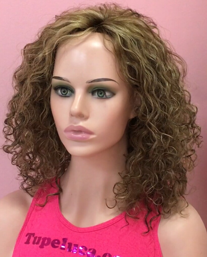 Peluca rizada PELO natural NIRVANA color 8H613 RAYA TUL
