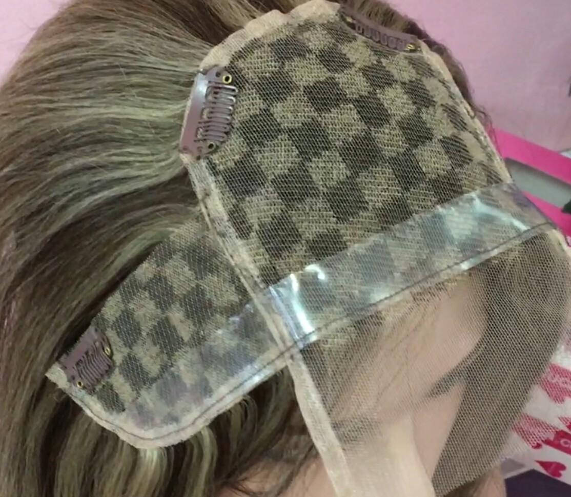 Protesis frontal DIADEMA TUL 12" LISO color 2H18
