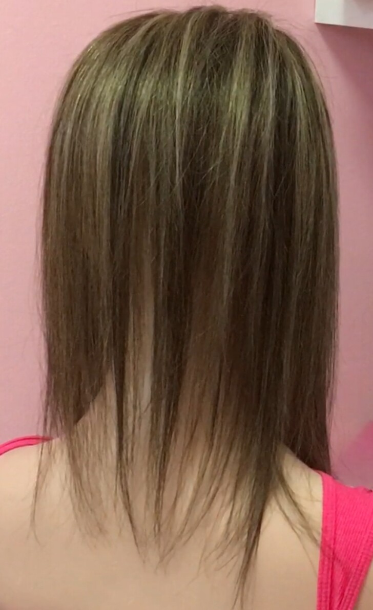 Protesis frontal DIADEMA TUL 12" LISO color 2H18
