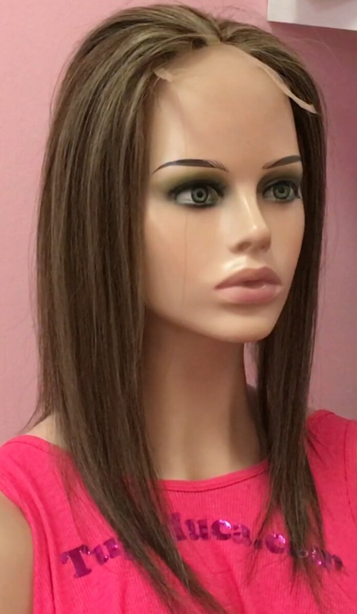 Protesis frontal DIADEMA TUL 12" LISO color 2H18