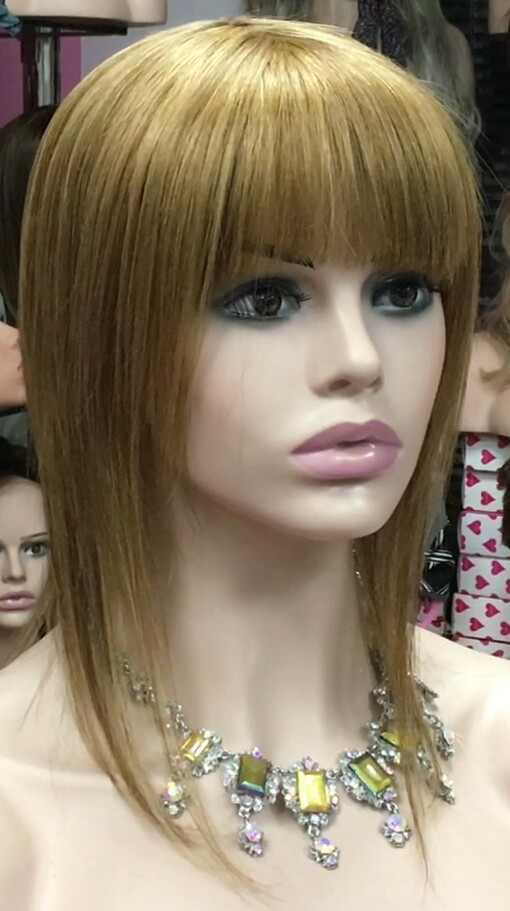 Voluminador cabello natural BELINDA FLECO CORTO color 10H27 confecc. a maquina