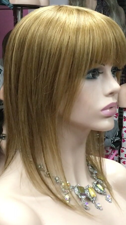 Voluminador cabello natural BELINDA FLECO CORTO color 10H27 confecc. a maquina