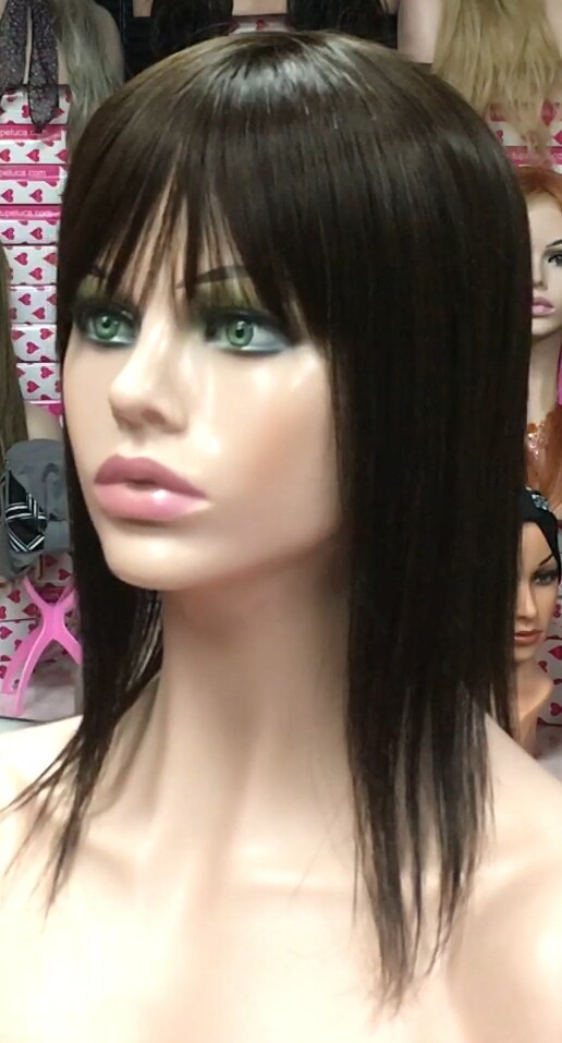 Voluminador cabello natural BELINDA FLECO CORTO color 2 confecc. a maquina
