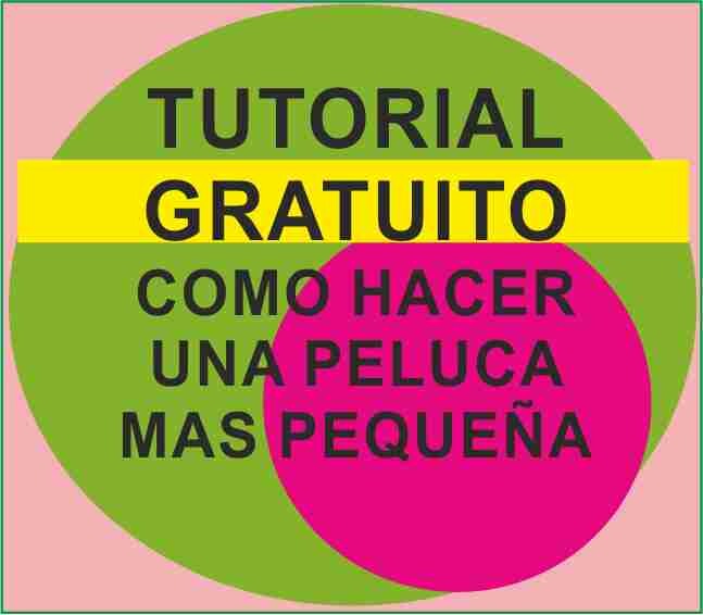 COMO HACER UNA PELUCA MAS PEQUEA_Video Tutorial (avanzado)