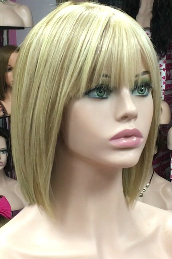 Peluca natural CLEO color 16H8h613H613 MAQUINA