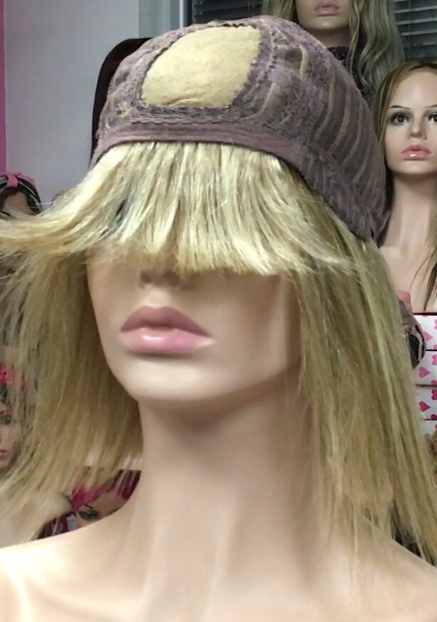 Peluca natural CLEO color 8H8h613  RAYA TUL transaprente efecto piel