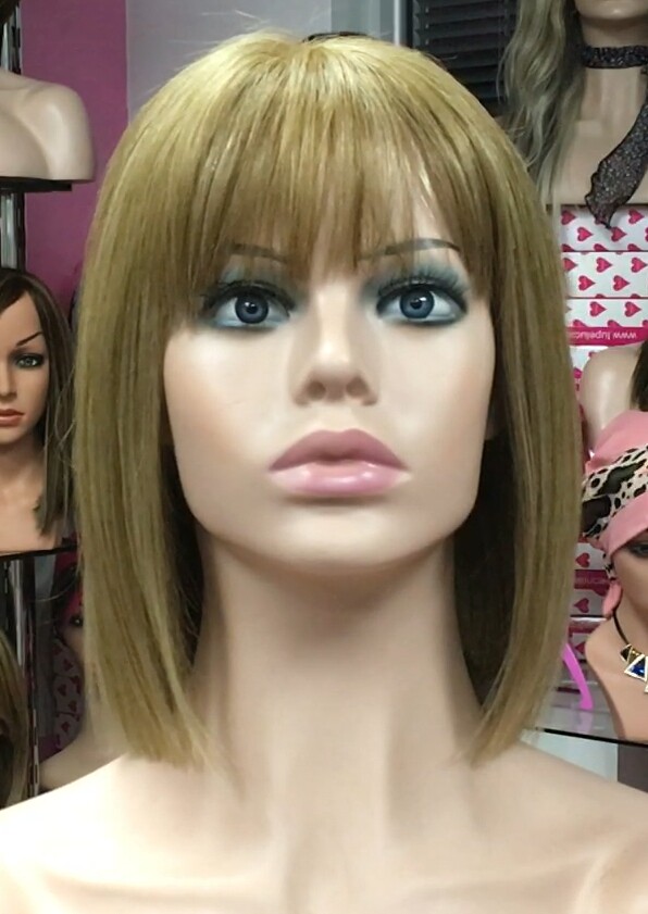 Peluca natural CLEO color 8H8h613  RAYA TUL transaprente efecto piel
