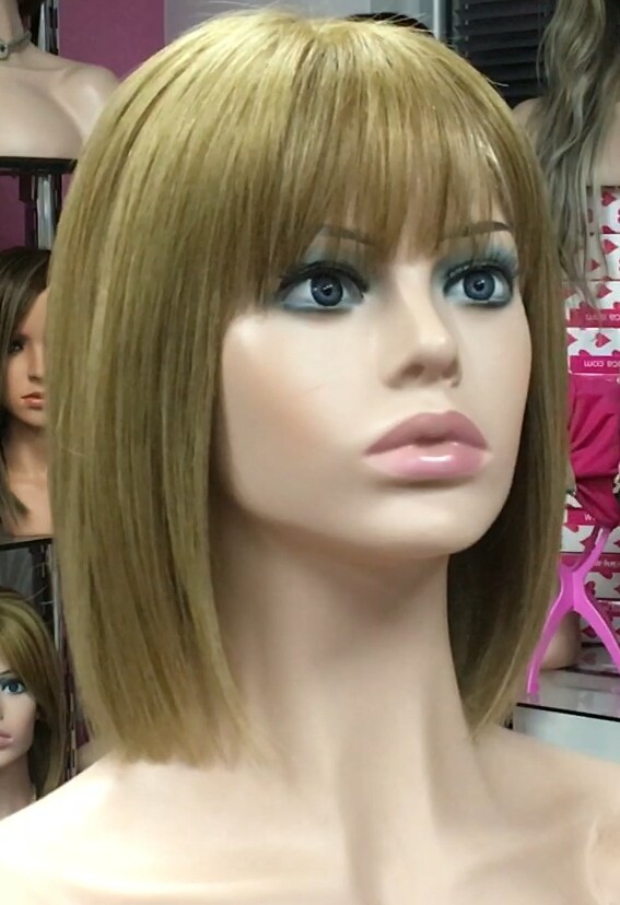 Peluca natural CLEO color 8H8h613  RAYA TUL transaprente efecto piel