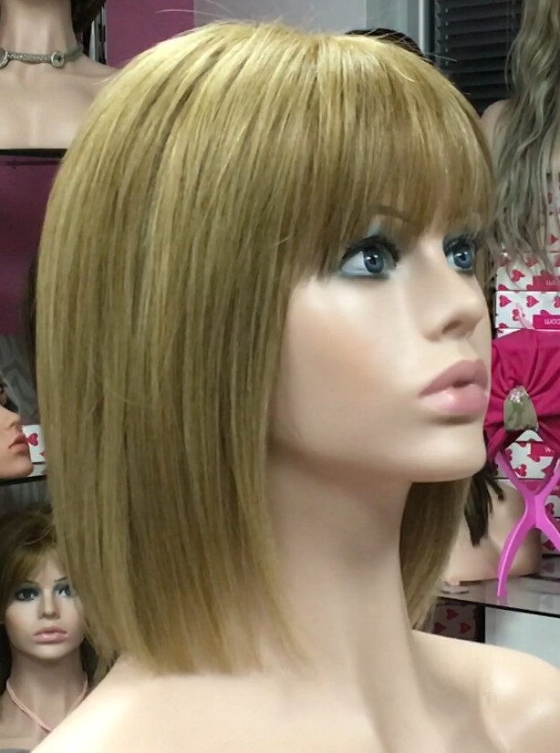 Peluca natural CLEO color 8H8h613  RAYA TUL transaprente efecto piel