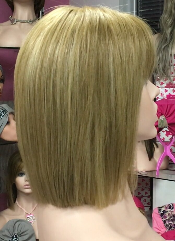 Peluca natural CLEO color 8H8h613  RAYA TUL transaprente efecto piel