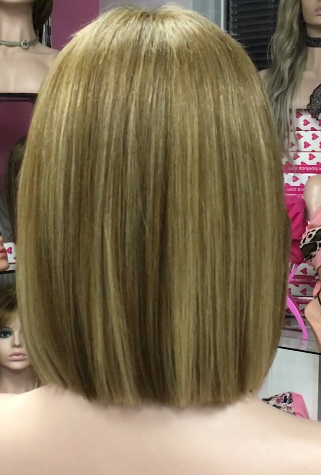 Peluca natural CLEO fleco largo color 8R8h613 RAYA TUL