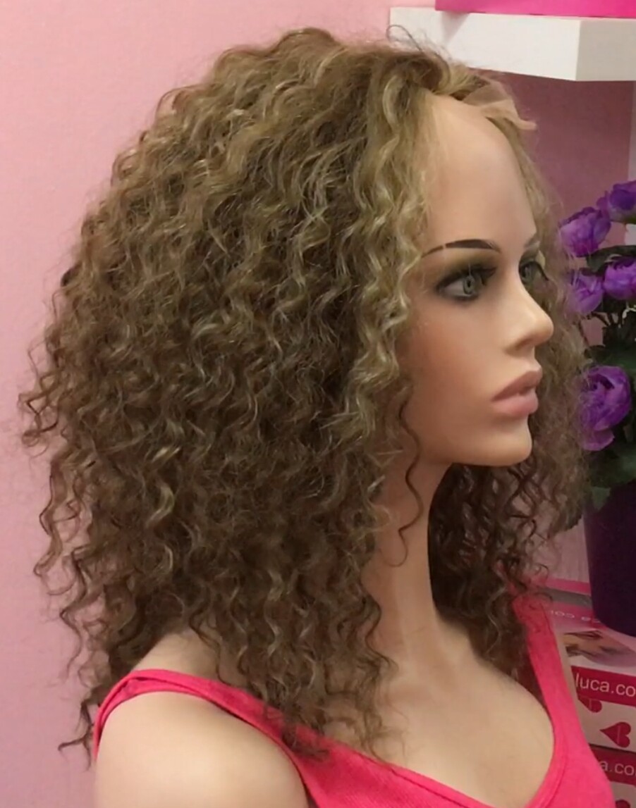 Peluca rizada PELO natural NIRVANA color 8H613 RAYA TUL CENTRO