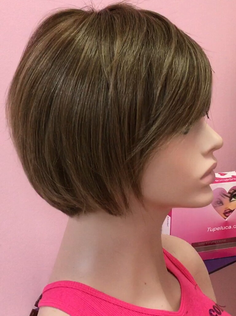 Peluca natural REBECCA color  6H16 MAQUINA