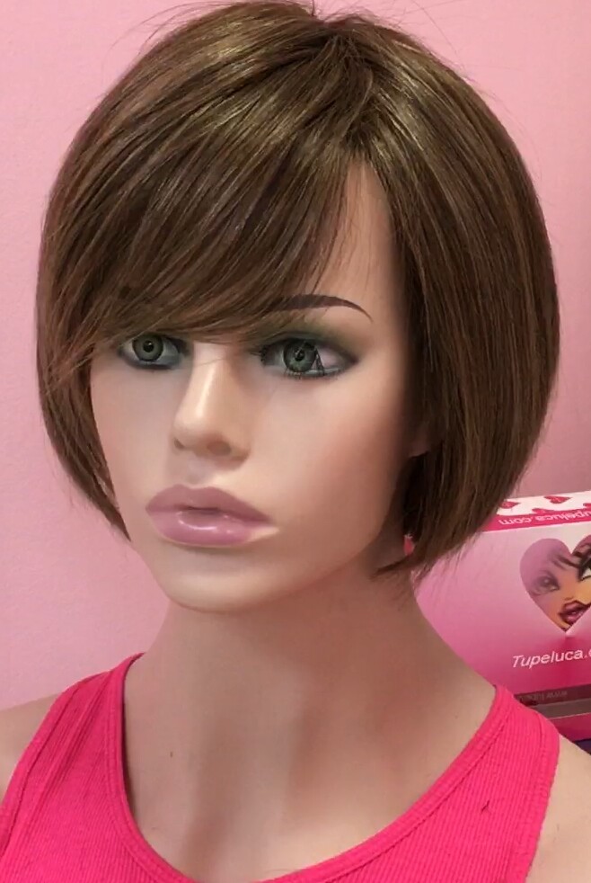 Peluca natural REBECCA color  6H16 MAQUINA