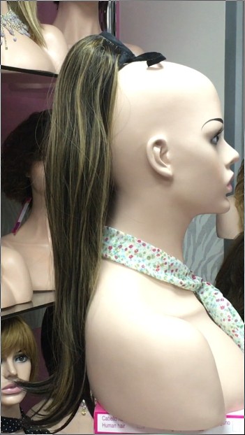 Coleta lazo EMILY color 4h18  Star-10 Colageno 55cm largo
