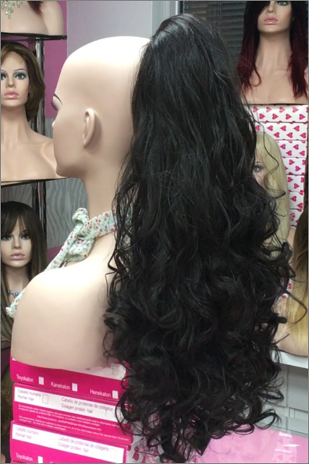 Coleta rizada EVELYN lazo color 4 Star-10 Colgeno