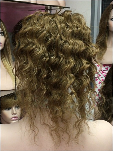 Coleta natural rizada NURIA color 8
