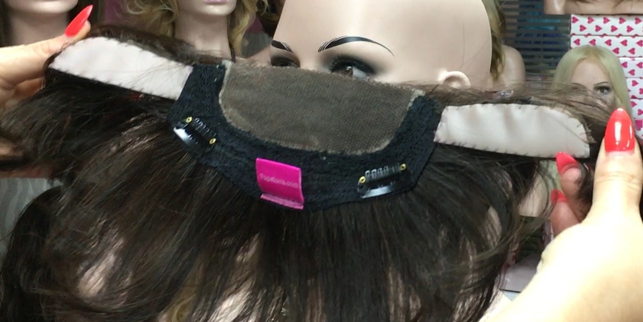 Voluminador natural MARGARITA color 4 frontal diadema medio tul