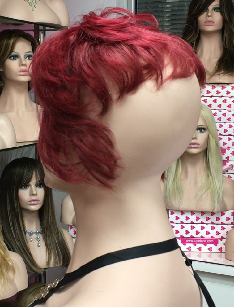 Voluminador natural MARGARITA color 118 frontal diadema medio tul