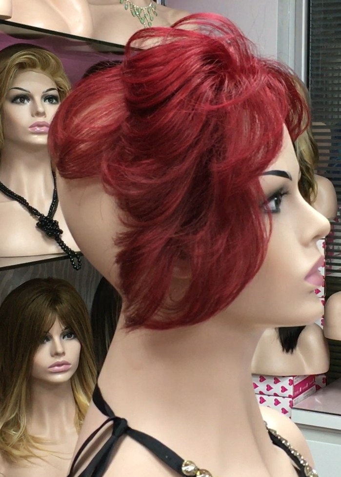 Voluminador natural MARGARITA color 118 frontal diadema medio tul