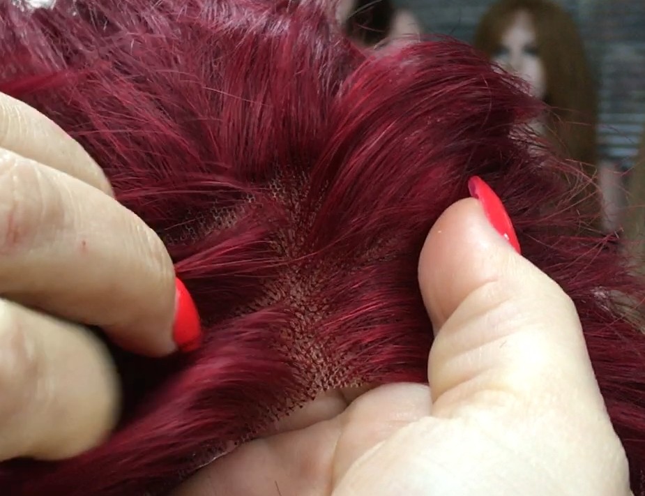 Voluminador natural MARGARITA color 118 frontal diadema medio tul