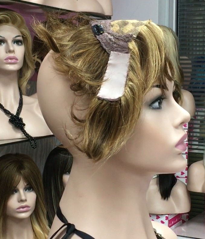 Voluminador natural MARGARITA color 5h27 frontal diadema medio tul