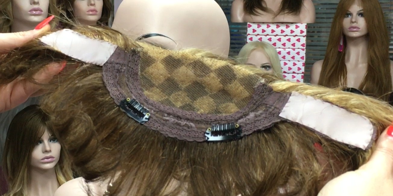 Voluminador natural MARGARITA color 5h27 frontal diadema medio tul