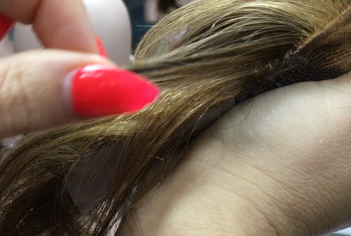 Voluminador natural MARGARITA color 5h27 frontal diadema medio tul