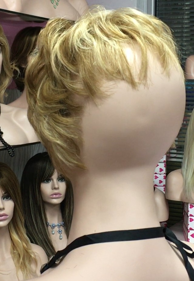 Voluminador natural MARGARITA color 8h613 frontal diadema medio tul