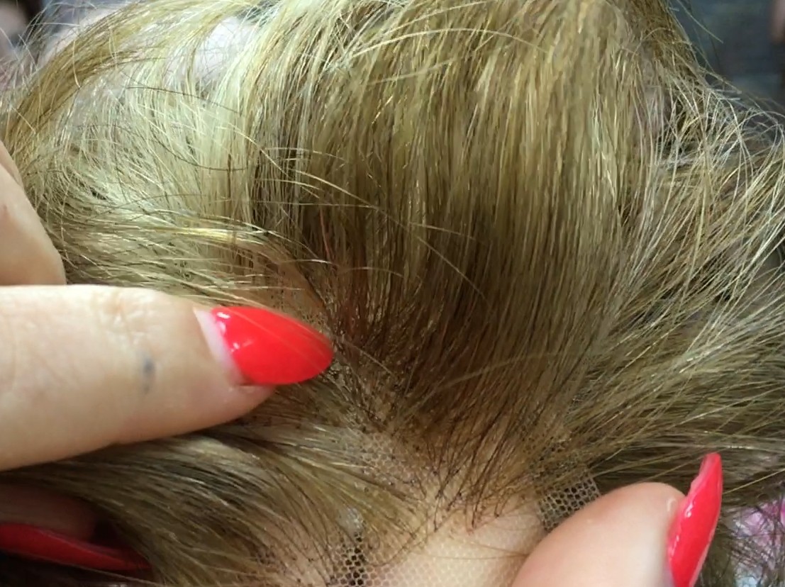 Voluminador natural MARGARITA color 8h613 frontal diadema medio tul