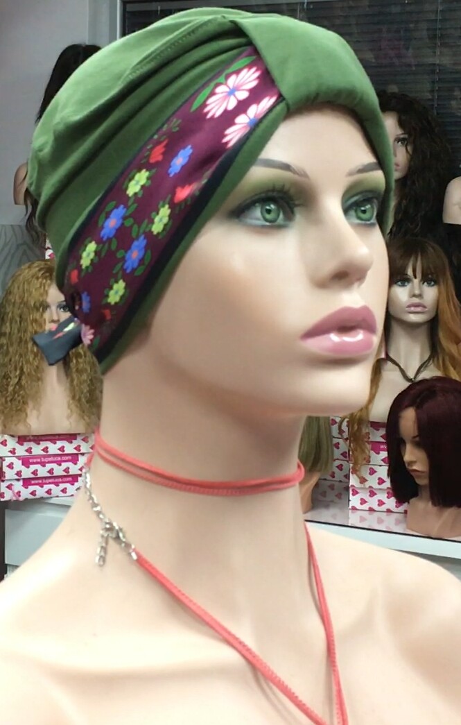 TURBANTE cinta de algodón BIO Gots Ref D12.23