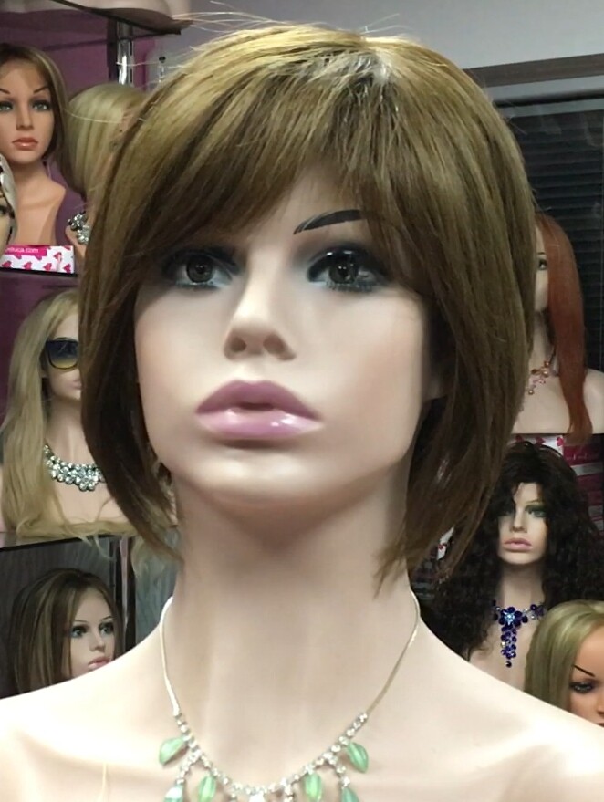 Peluca natural ISABELLA color 6 conf maquina