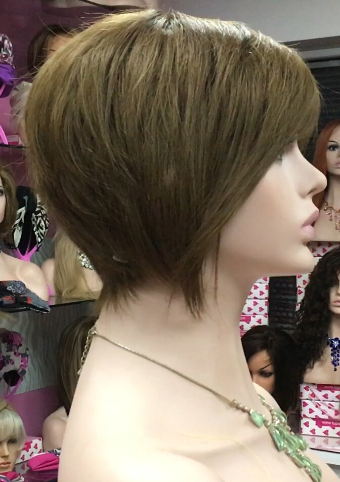 Peluca natural ISABELLA color 6 conf maquina