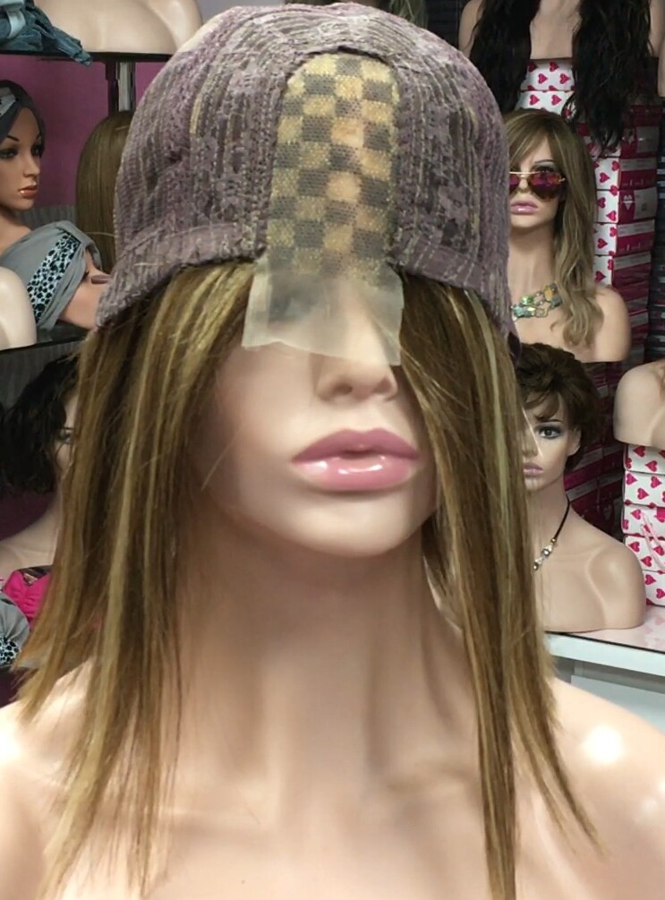 Peluca natural MINAUTI color 5H27 RAYA TUL transparente efecto piel
