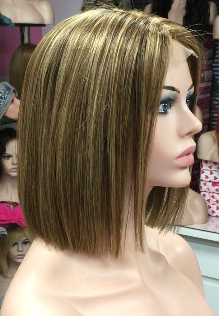 Peluca natural MINAUTI color 5H27 RAYA TUL transparente efecto piel