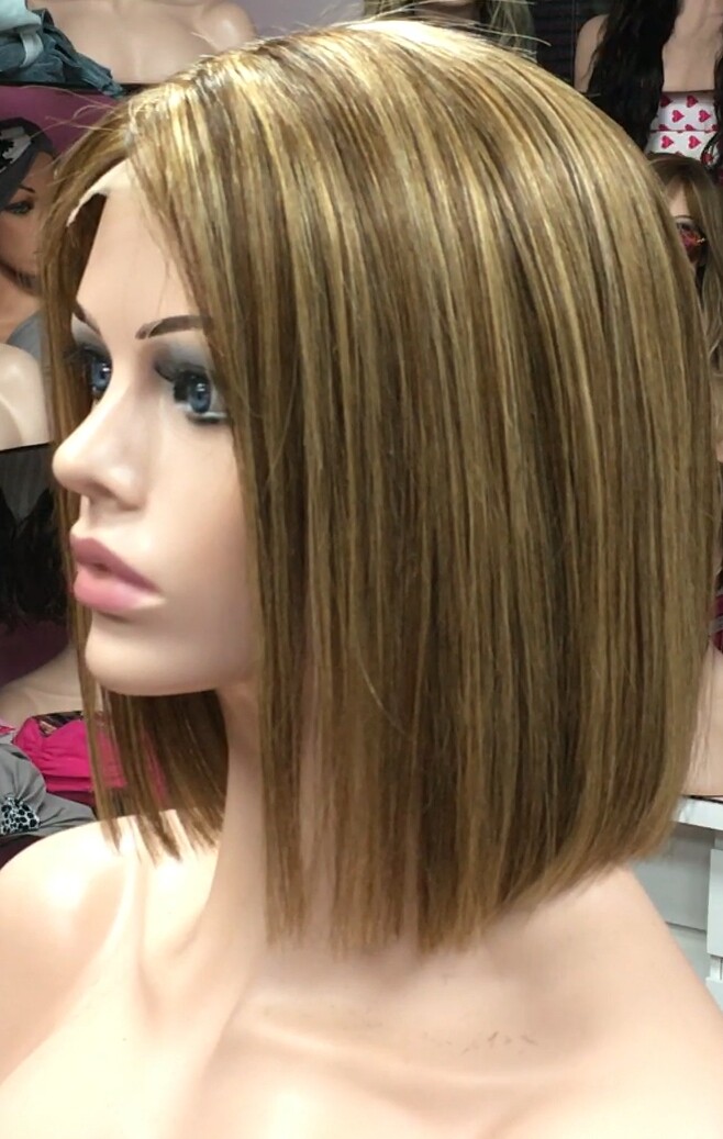 Peluca natural MINAUTI color 5H27 RAYA TUL transparente efecto piel