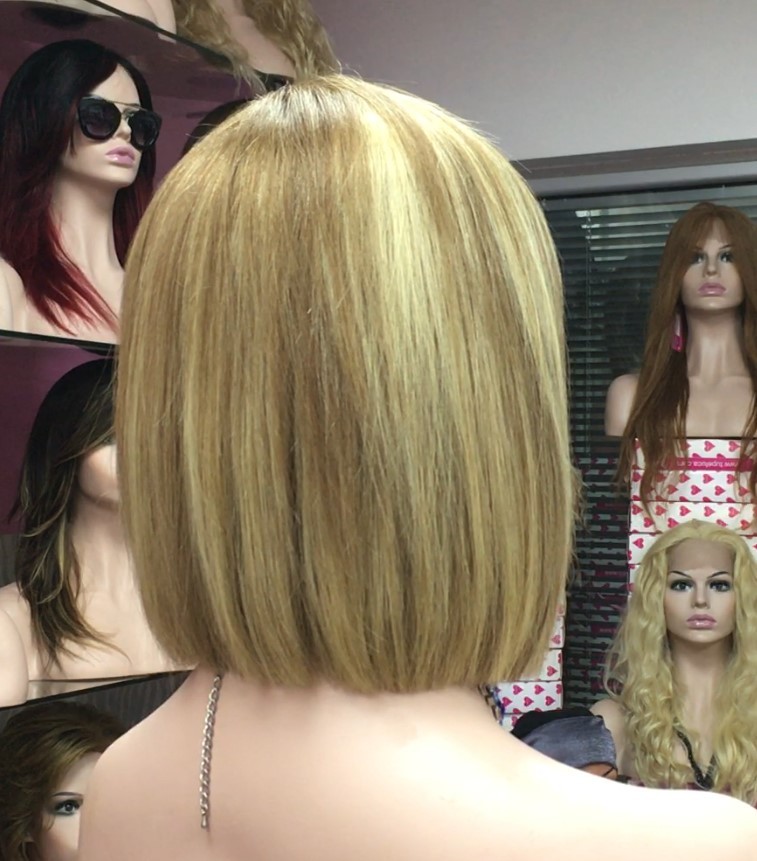 Peluca cabello natural modelo CLEO color 8H613 MAQUINA