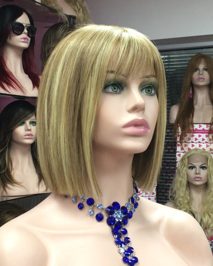 Peluca cabello natural modelo CLEO color 8H613 MAQUINA