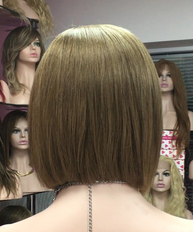 Peluca natural  CLEO color 7.1 TOP DE TUL  TRANSPARENTE