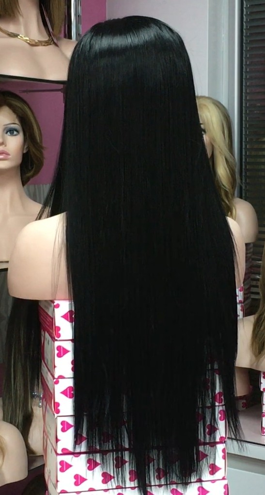 Peluca Lace Front CONCHA color 1 Star-10 Colageno