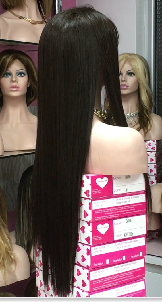 Peluca Lace Front CONCHA color 4 Star-10 Colageno