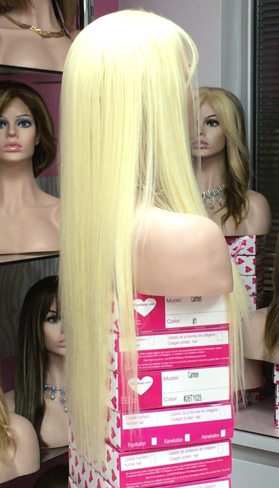 Peluca Lace Front CONCHA color 613 Star-10 Colageno